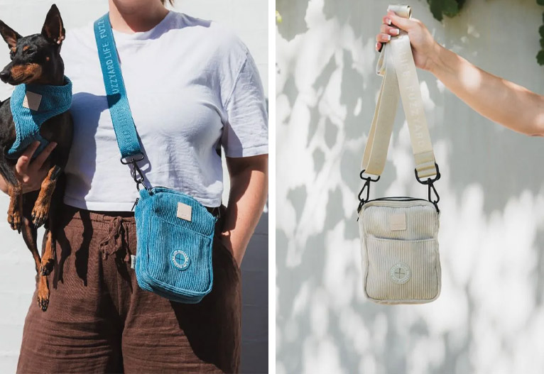 Fuzzyard Life Crossbody Treat Bags for bogs.